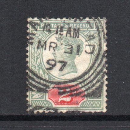 Victoria- 1887-92 - 2d Grey-Green & Carmine (sg200) Used