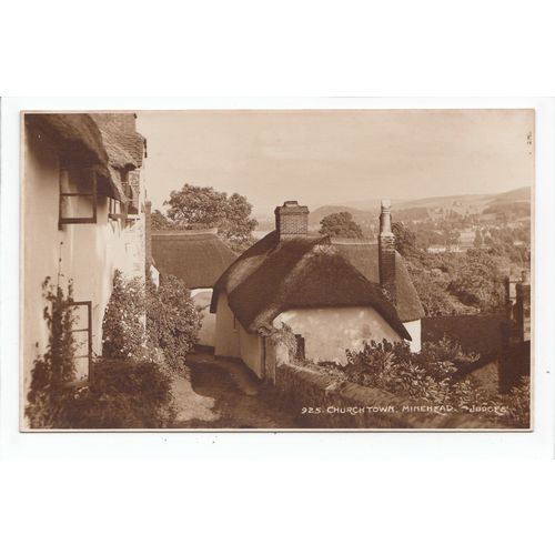 Church Town Minehead Somerset Postcard Judges 925