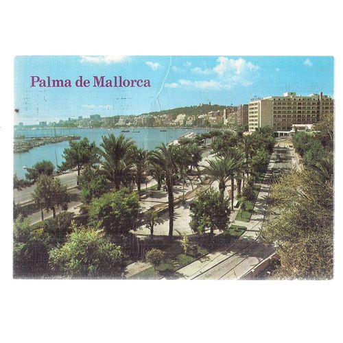 PALMA DE MALLORCA, SPAIN used postcard 1983 postmark =