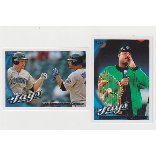 2010 Topps 1 & 2 Toronto Blue Jays team set- 22 cards- Factory Set Fresh!