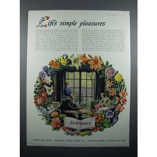 1960 Midland Bank Limited Ad - February