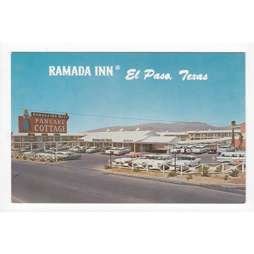 El Paso Texas Ramada Inn USA Postcard 28153