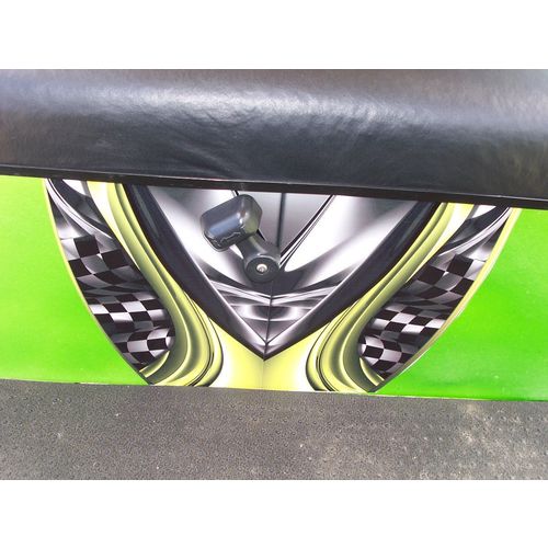 Golf Cart 19" BURNOUT HOOD & UNDER SEAT Stripes Graphics EZGO club Car Yamaha