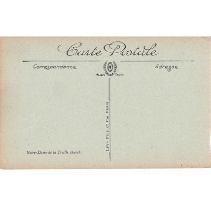 Notre Dame de la Treille Lille France Postcard Unused VGC