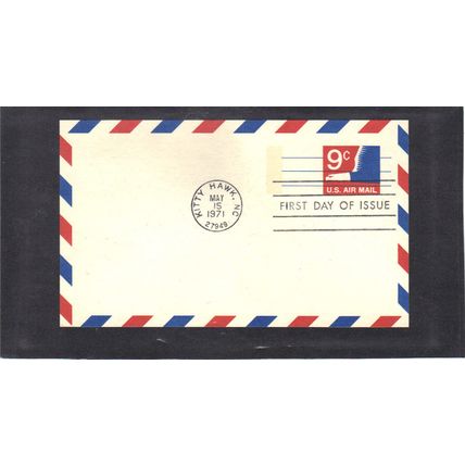 FDC UXC10 9c Eagle (No Cachet-U/A) CV41022