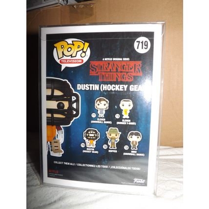 Stranger Things DUSTIN (Hickey Gear) Pop #719 w/protector