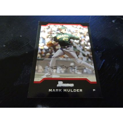 2004 Bowman Card # 091 Mark Mulder Excellent-Mint (6) Oakland Athletics