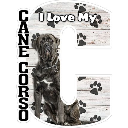I Love My Cane Corso Fridge Magnet