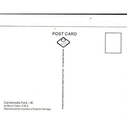 Muriel Owen Carisbrooke Ford Postcard unused VGC