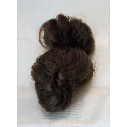 Vintage Barbie Midge Wardrobe Brunette Topknot Pouf Wig - Rare! - HTF! ExCond!!