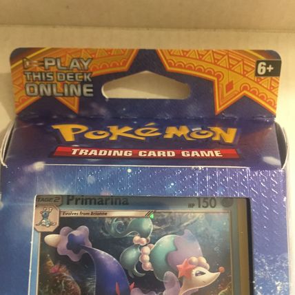 New Pokemon Holo Primarina Bright Tide Theme Deck - 60 Cards + 1 Coin