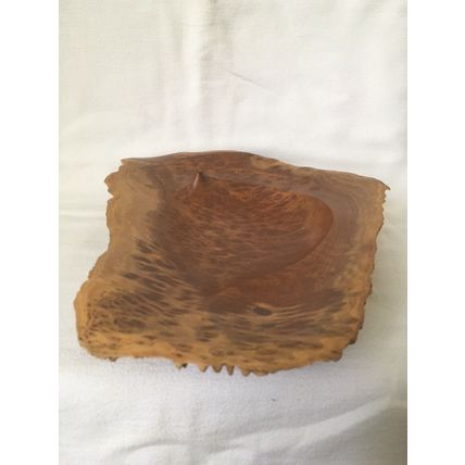 Rare Australian COOLIBAH COOLABAH BURL Large Handcrafted Bowl Dish 970 Grams