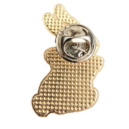 White Rabbit Enamel Pin Badge Bunny Hare Cute Brooch Metal 3.4 cm x 2 .5cm BA99