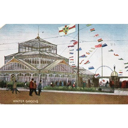 Winter Gardens - Great Yarmouth - Norfolk - 1908 Original Postcard (GRN)