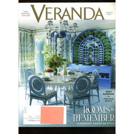 Veranda Magazine January February 2023 ROOMS TO REMEMBER BRAND NEW ISSUE