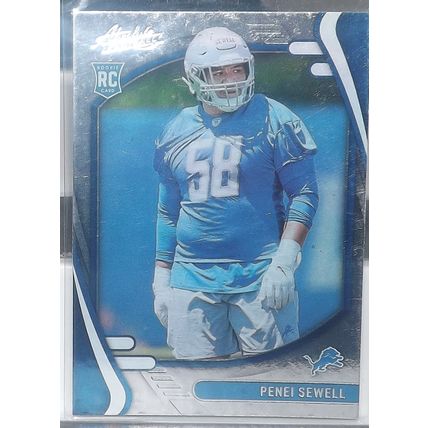 2021 Panini Absolute PENEI SEWELL (Lions) Rookie Card #193
