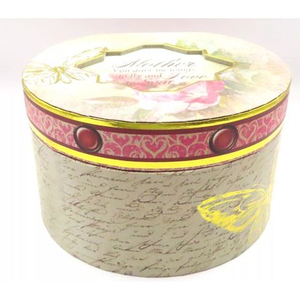 Mother Jewellery Box You Gave Me Wings to Fly & Love to Soar Carte Postal Pink