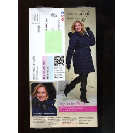 Monroe & Main Women’s Plus-Size Fashion Catalog Winter 2023 NEW