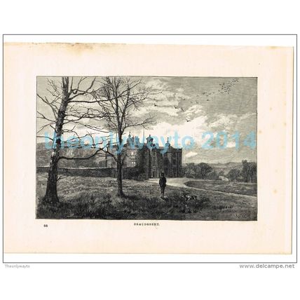 BEAUDESERT, STAFFORDSHIRE, ENGLAND, BOOK ILLUSTRATION (PRINT), 1882