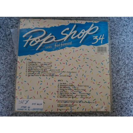 Various – Pop Shop 34 (PS34) 1987 (LP)