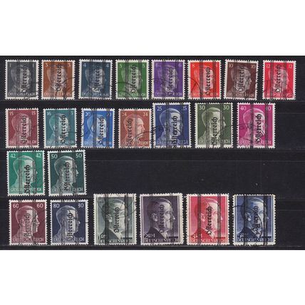 ÖSTERREICH AUSTRIA [1945] MiNr 0674-92 ( O/used ) geprüft, Attest
