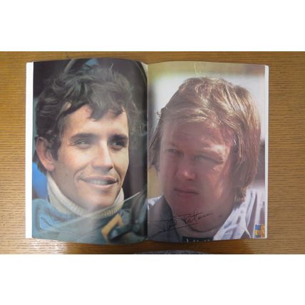 1974 FORMULA 1 BRITISH GRAND PRIX PROGRAMME + RACE CARD + 3 STICKERS