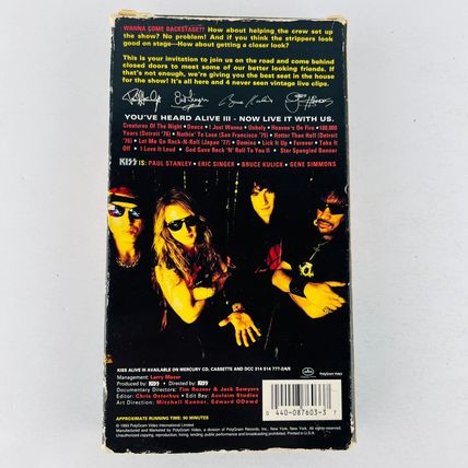 KISS Konfidential VHS Video Tape Uncensored!