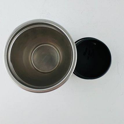 Photographer Camera Lens Coffee Travel Mug With Sip Lid Stainless Steel Black