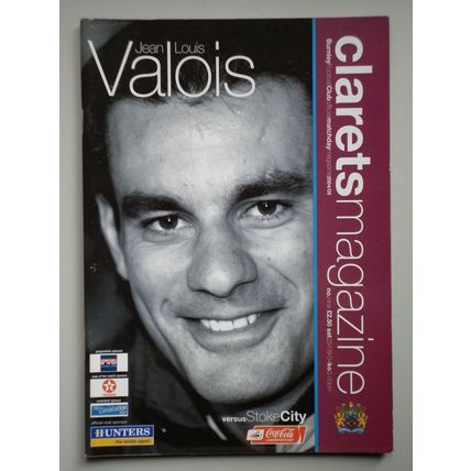 BURNLEY v STOKE CITY Championship 25/09/2004
