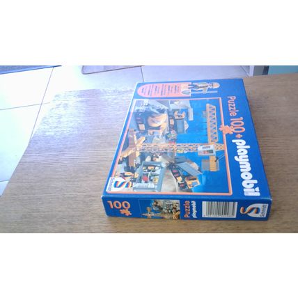 PLAYMOBIL PUZZLE: BUILDING SITE Jigsaw Puzzle (100 Piece) Schmidt (2004)