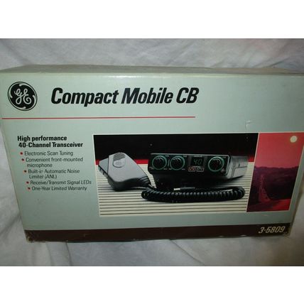 General Electric GE Compact Mobile CB Transceiver