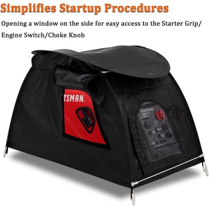 Generator Cover While Running, Portable Waterproof Generator Storage Cover，All-W