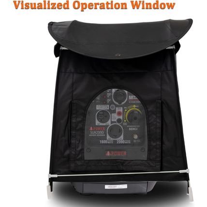 Generator Cover While Running, Portable Waterproof Generator Storage Cover，All-W