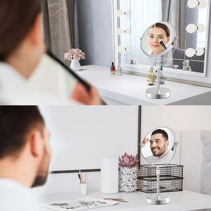 Nicesail Makeup Mirror Tabletop 8 Inch Double-Sided with 7X Magnification, Magni