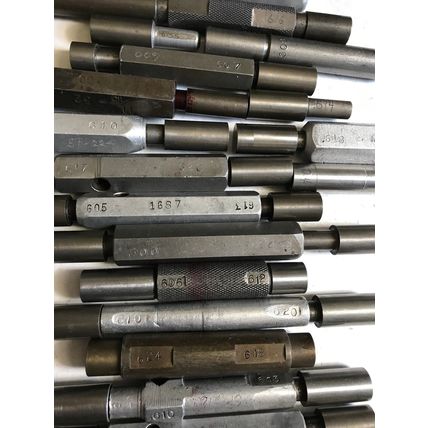 LOT THE PIPE MACHINERY GO NO GO PLUG GAGE .614,.616,.607,.608,.605,.600,.620,E