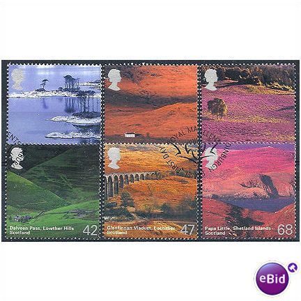 2003 Scotland Set SG2385-90 Very Fine Used