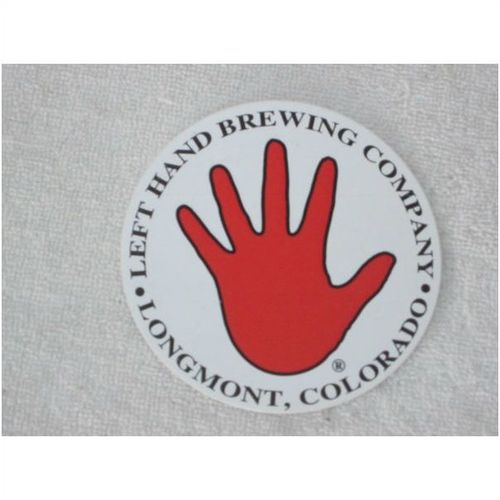 Left Hand Brewing Company beer sticker Red Left Hand Longmont Colorado