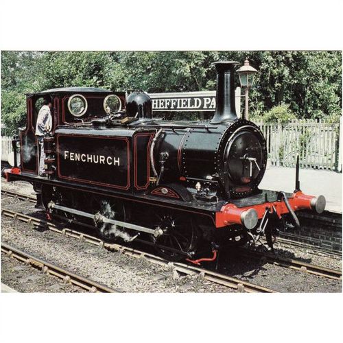 Railway Postcard LB&SCR Terrier Fenchurch SHEFFIELD PARK Bluebell 0-6-0T Loco