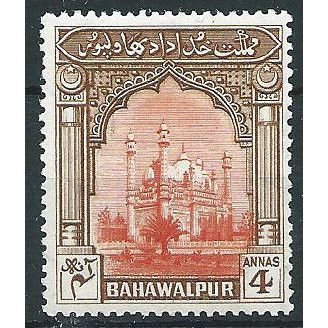 Bahawalpur 1948 SG25 4a Orange & Brown Mounted Mint ....