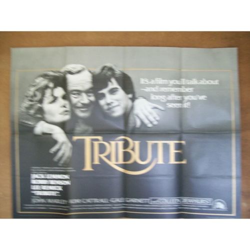 TRIBUTE Jack Lemmon, Lee Remick 1980 Movie Quad Poster