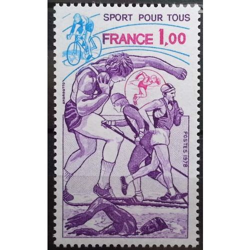 FRANCE: 1978 Sport for All SG2282 MNH