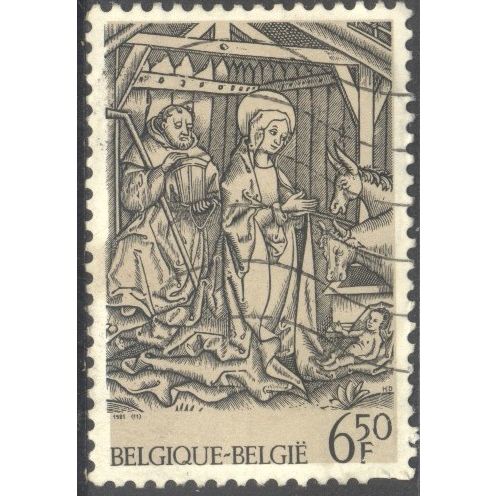 Belgium 1981 - SG2677 - 6f.50 black & brown - Nativity - used