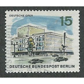 BERLIN -1965 15pf 'NEW BERLIN- OPERA HOUSE' FINE USED (EBID49-701)