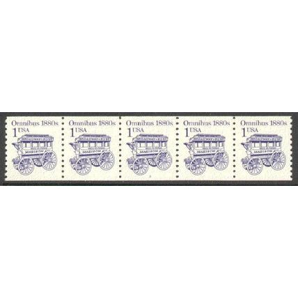 2225b 1c Omnibus Fine MNH Dry Gum PNC 3/5 R0176