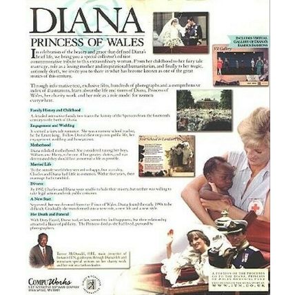 Diana Princess of Wales (Collector's Ed.) (CD, 1997) Win/Mac - NEW CD in SLEEVE