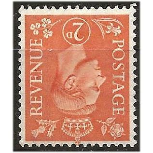 1941 SG488wi 2d Pale Orange Wmk INVERTED Light Mounted Mint ....