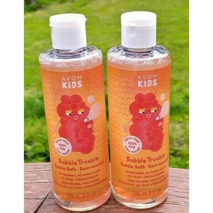 Avon Kids Bubble Trouble Bubble Bath Apple Burst 8 FL OZ - Lot of 2