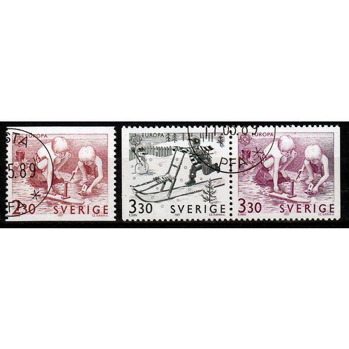 Zweden Europa Cept 1989 gestempeld