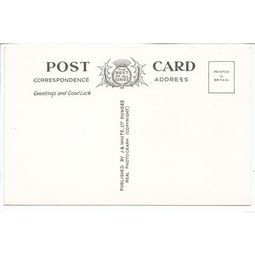 The Invercauld Arms Hotel Braemar Aberdeenshire J B White RP Postcard A9774