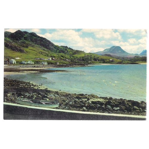 THE TORRIDON HILLS FROM GAIRLOCH, ROSS-SHIRE, SCOTLAND unused vintage postcard =